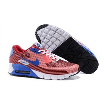 Nike Air Max 90 Jcrd Mens Shoes Orange Red Blue Hot Closeout